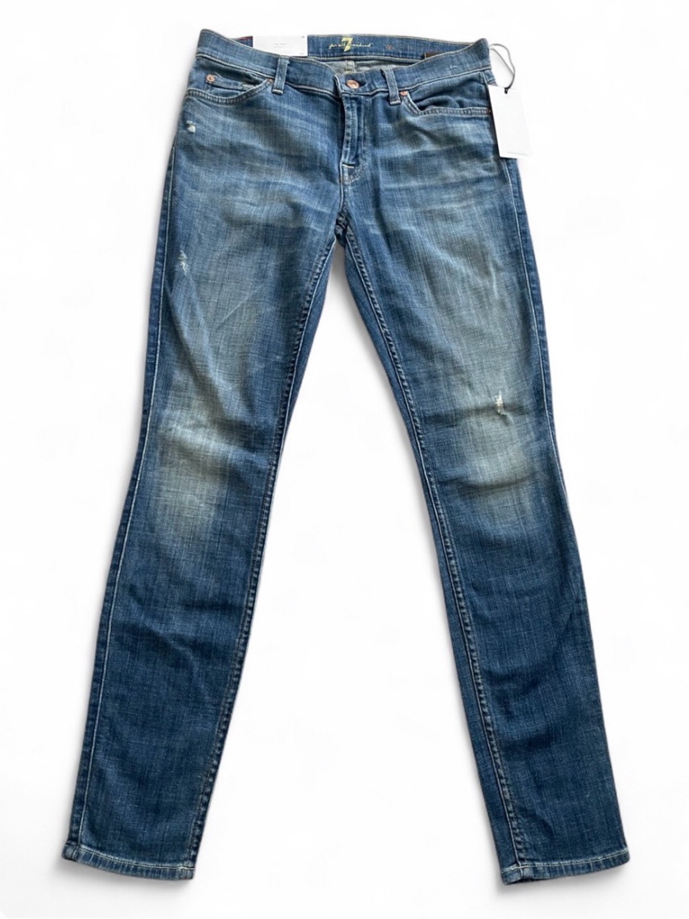 NWT 7 for all Mankind Super Skinny Jeans Womens Size 28